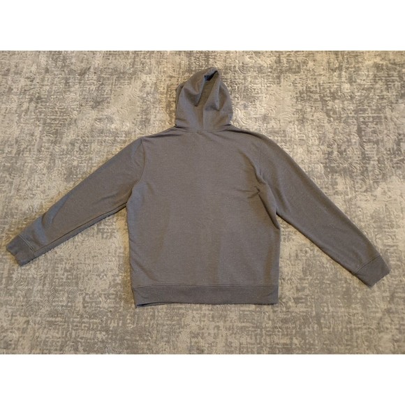 Disney Mickey Mouse Adult Large Pullover Hoodie Gray With White Speckles Pocket - Picture 4 of 4